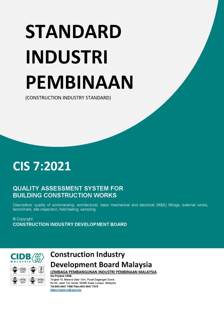 Construction Industry Standard CIS Construction Personnel Malaysia